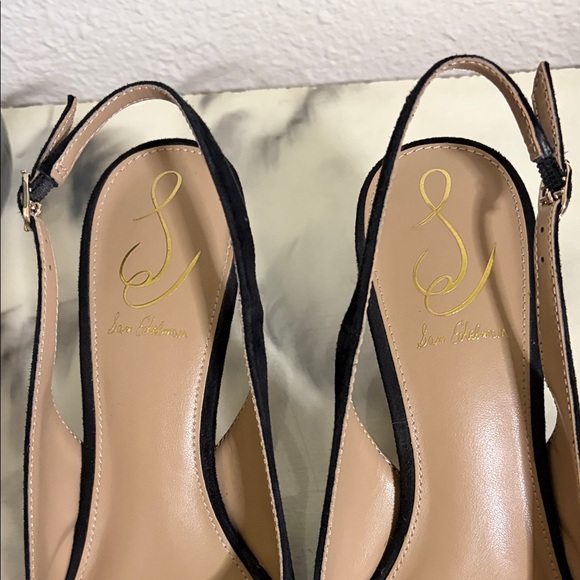 Sam Edelman Women's Bianka Sling Pump, Black, 7.5 - Picture 9 of 12